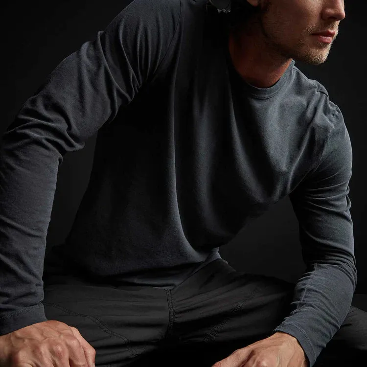 JAMES PERSE MENS LONG SLEEVE CREW TEE- 5 COLORS