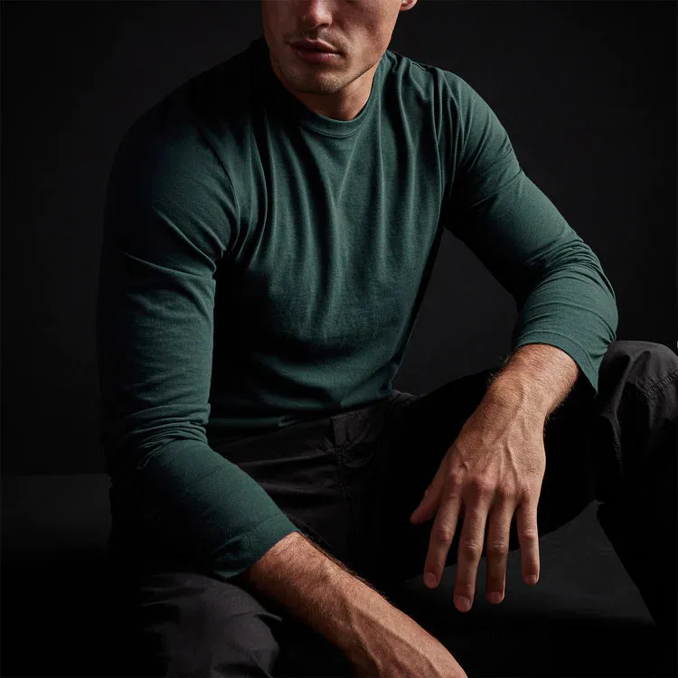 JAMES PERSE MENS LONG SLEEVE CREW TEE- 5 COLORS