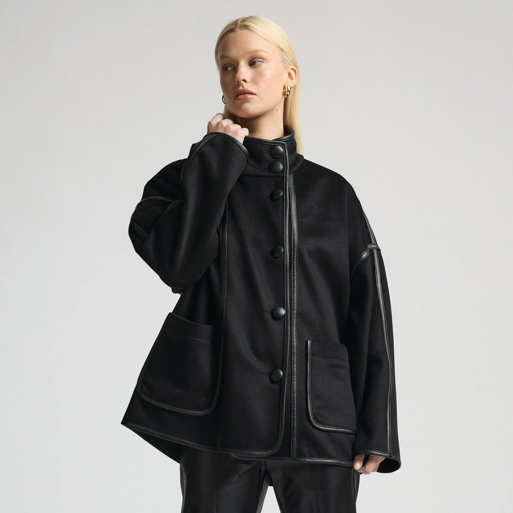 Jasmine Coat - Jet Black