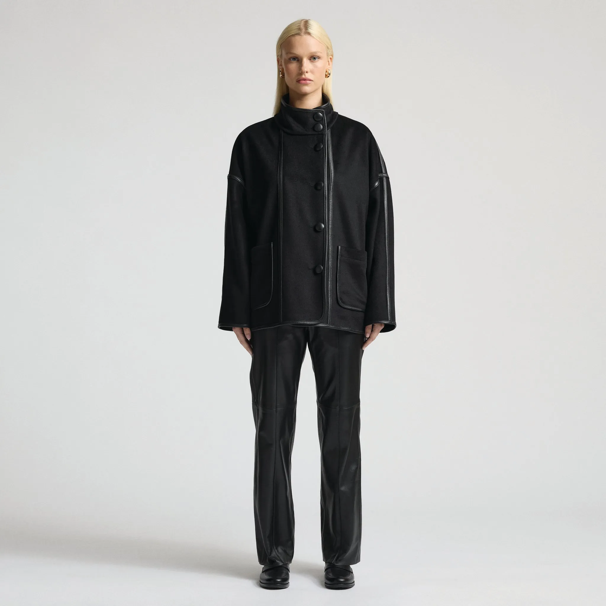 Jasmine Coat - Jet Black