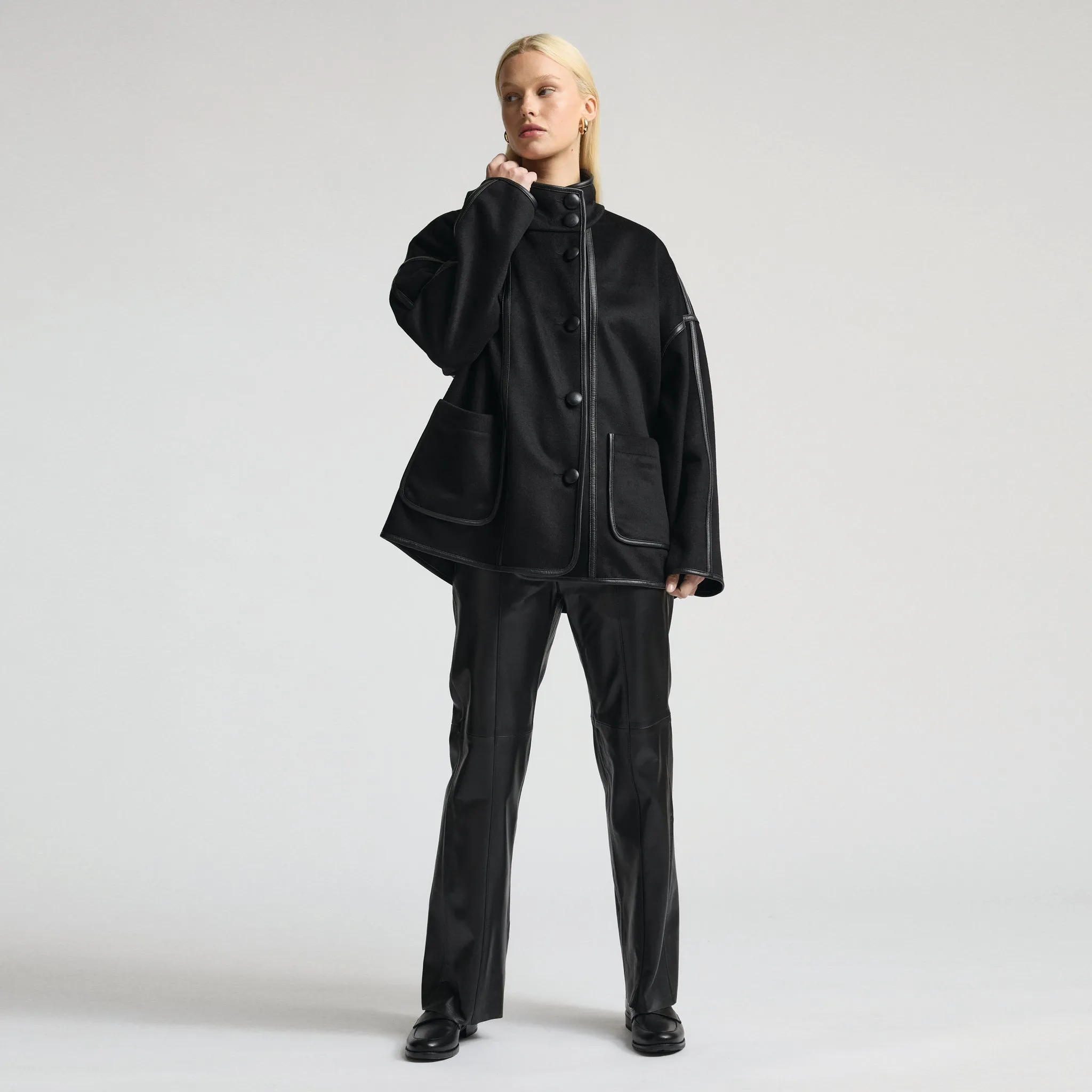 Jasmine Coat - Jet Black