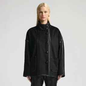Jasmine Coat - Jet Black