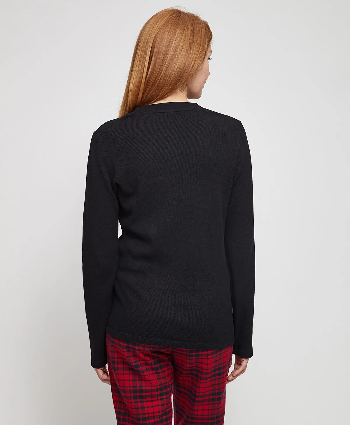 Ladies Long Placket Henley