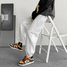 LAPPSTER Men Solid Streetwear Sweat Pants 2021 Autumn Mens Hip Hop Joggers Pants Overalls Male Black Fashions Pockets Trousers
