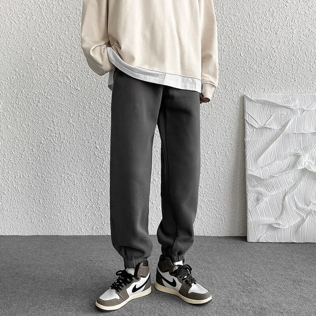 LAPPSTER Men Solid Streetwear Sweat Pants 2021 Autumn Mens Hip Hop Joggers Pants Overalls Male Black Fashions Pockets Trousers