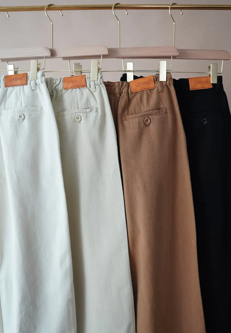 Laura Culottes Jeans (Cream)