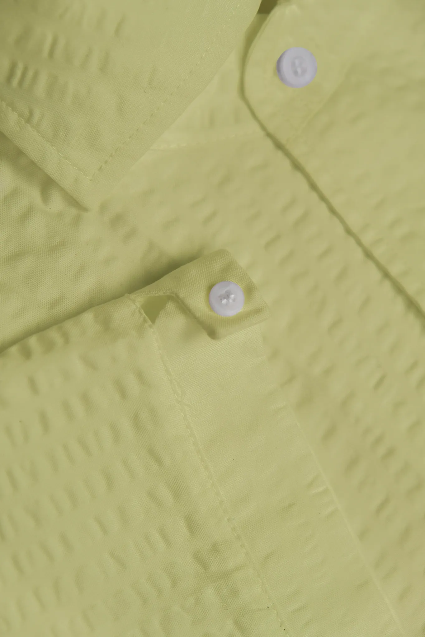 Lemon De' Sol Seersucker Short Sleeve Shirt