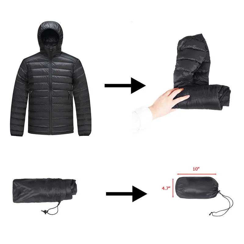lesmartgolf Men's Lake Series Down Hooded Coats