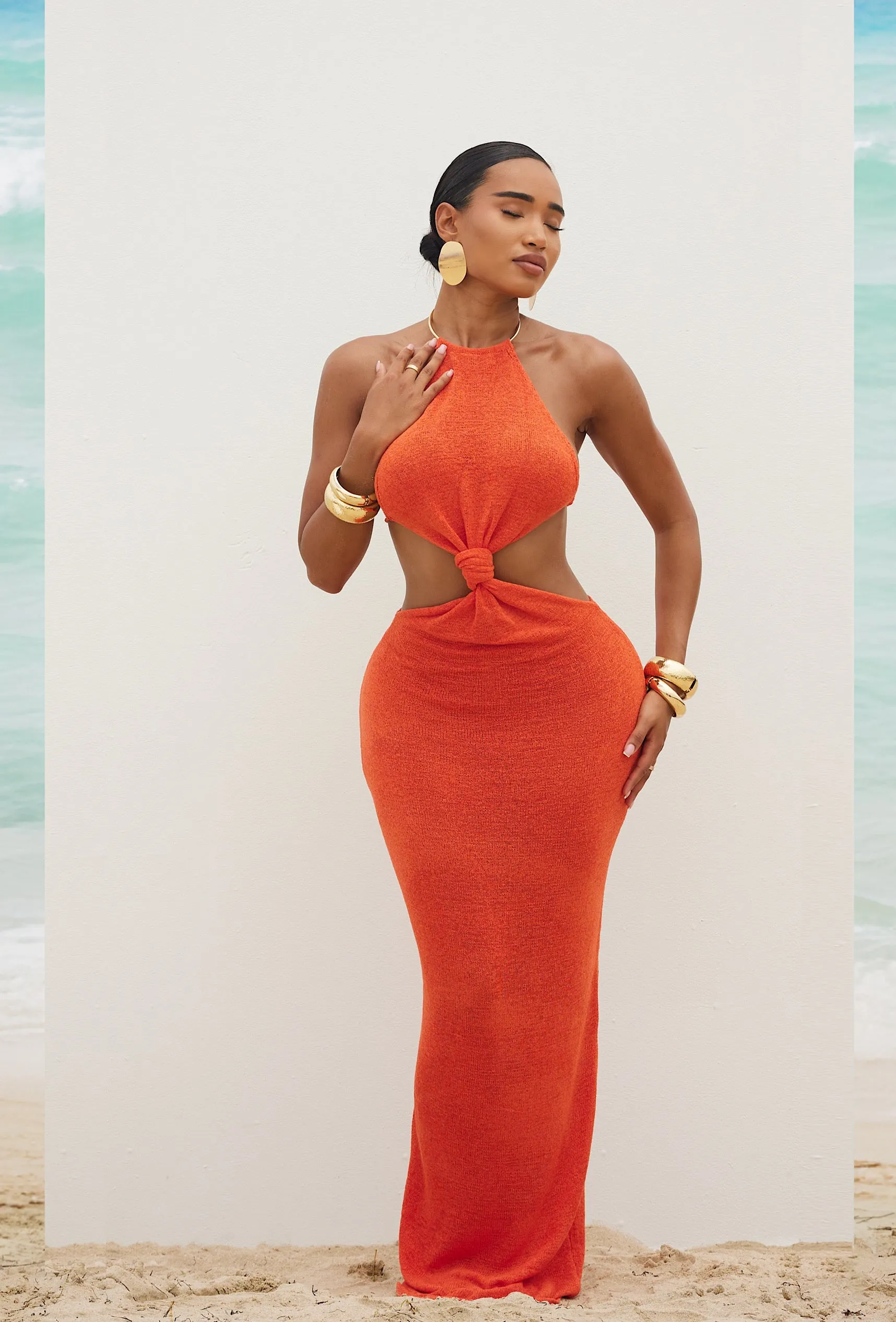 Matte Resort Amara Dress - Sunset