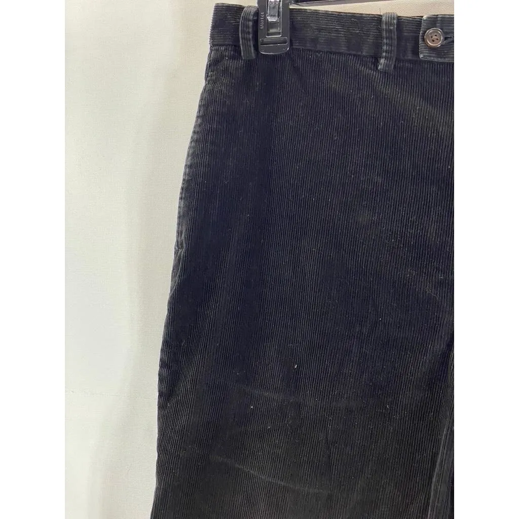 MICHAEL MICHAEL KORS Men's Black Corduroy Straight Leg Pants SZ 38X24