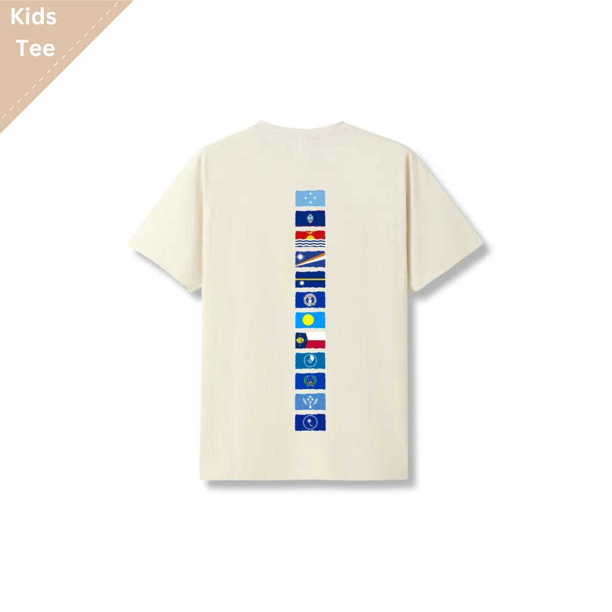 Micronesian Iconic Palm Flag Tee - Kids