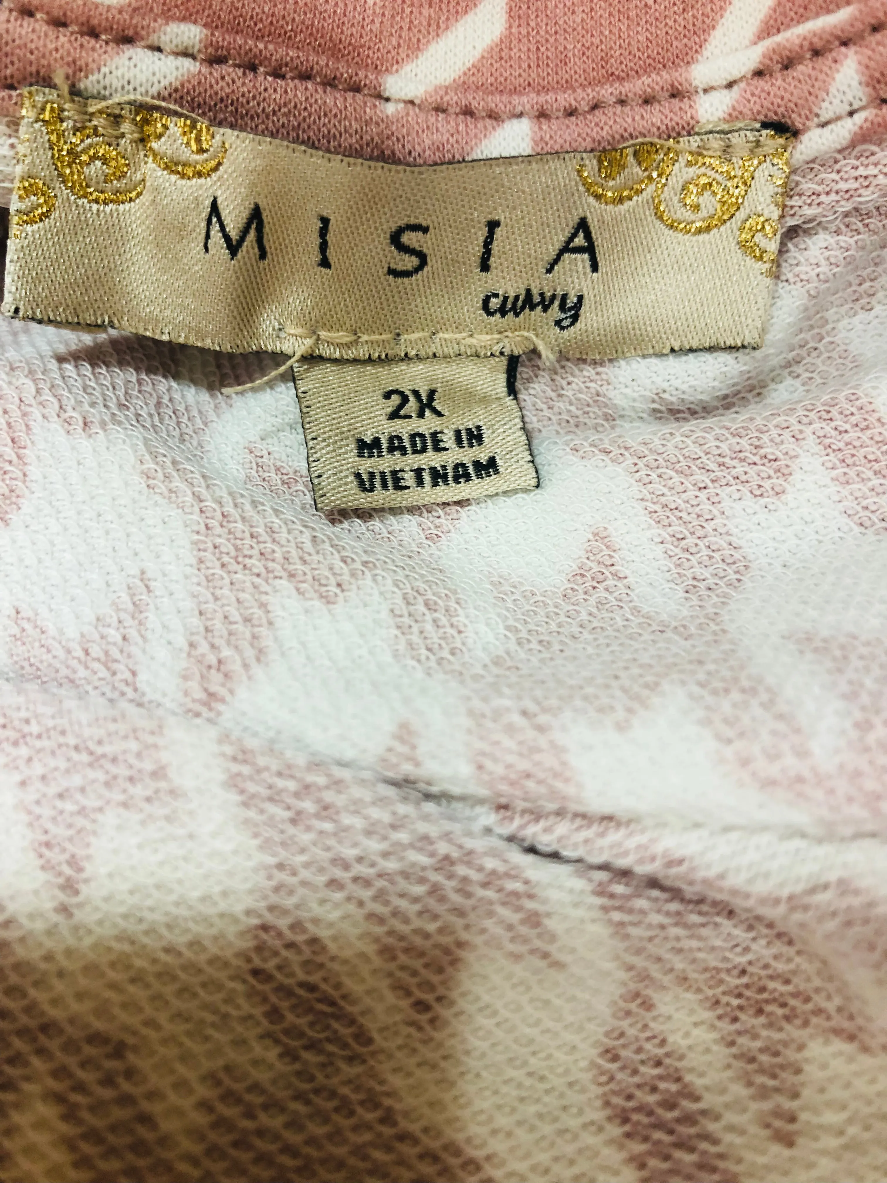 MISIA Curvy Woman Plus Tunic Top Size 2X