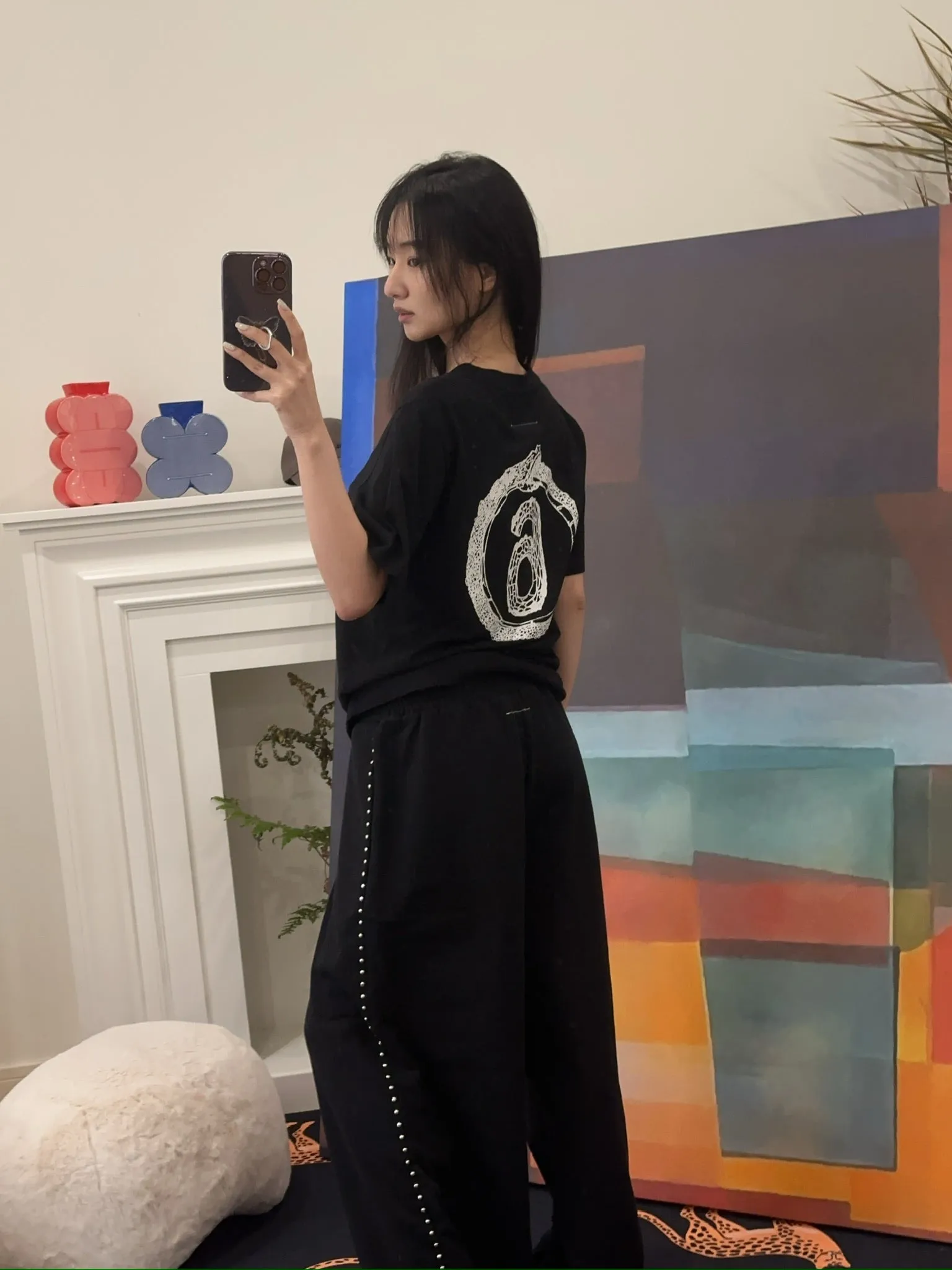 MM6 Maison Margiela SWEATPANTS WITH SHORTS AT THE BOTTOM