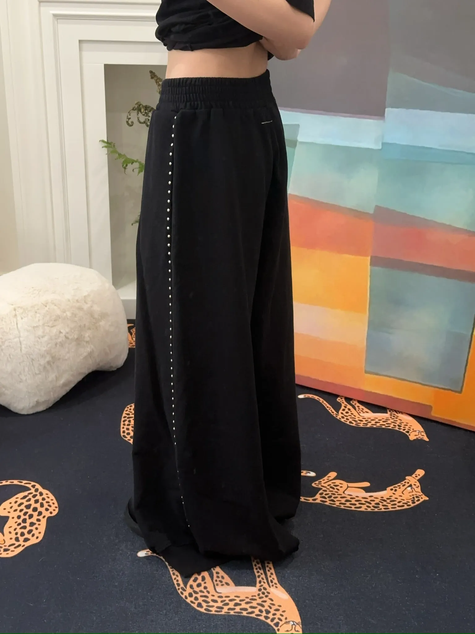 MM6 Maison Margiela SWEATPANTS WITH SHORTS AT THE BOTTOM