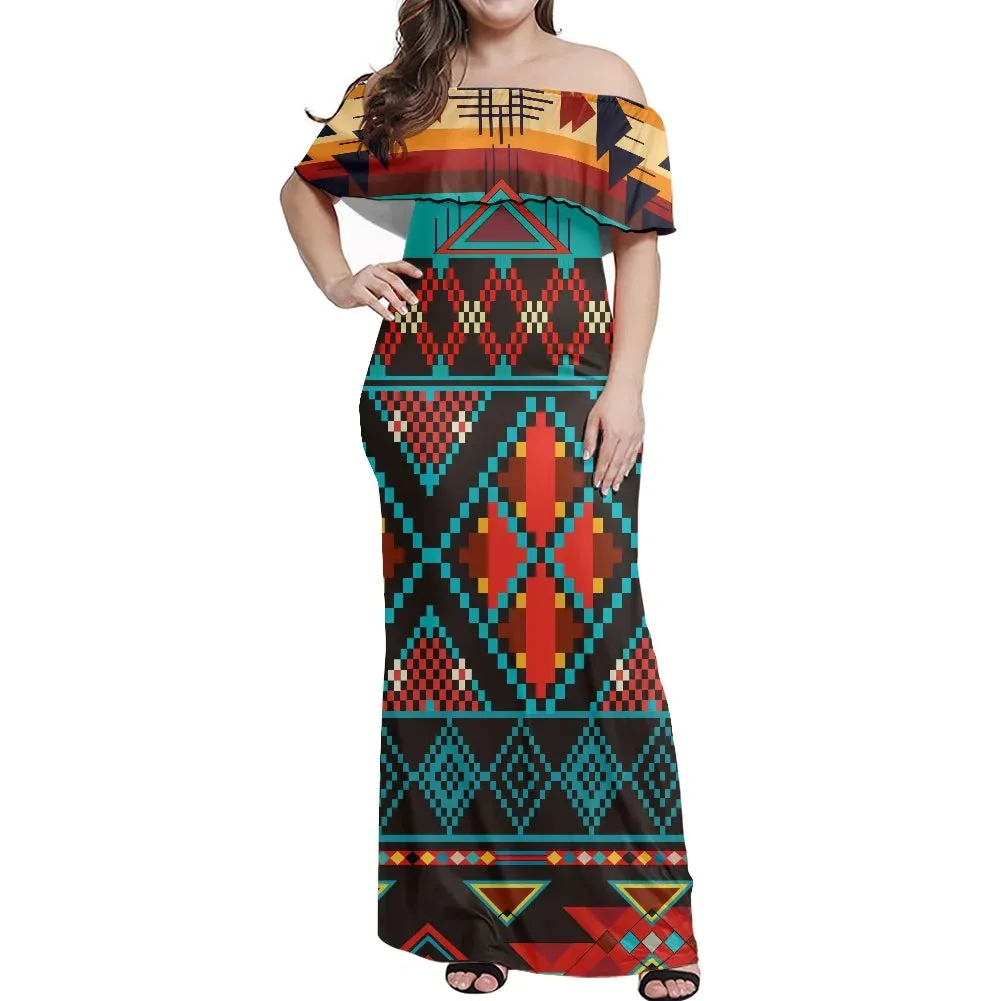 Off Shoulder Dress - Multiple Colors