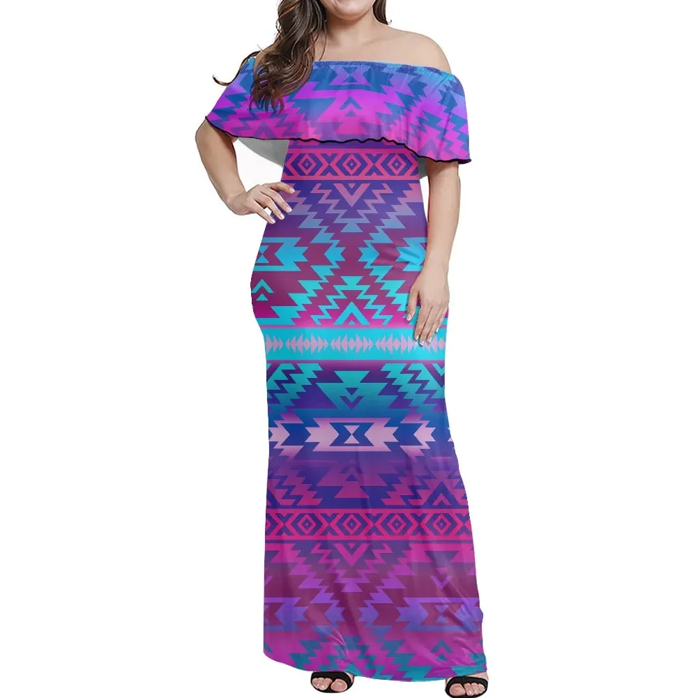 Off Shoulder Dress - Multiple Colors