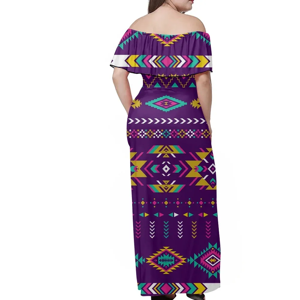 Off Shoulder Dress - Multiple Colors
