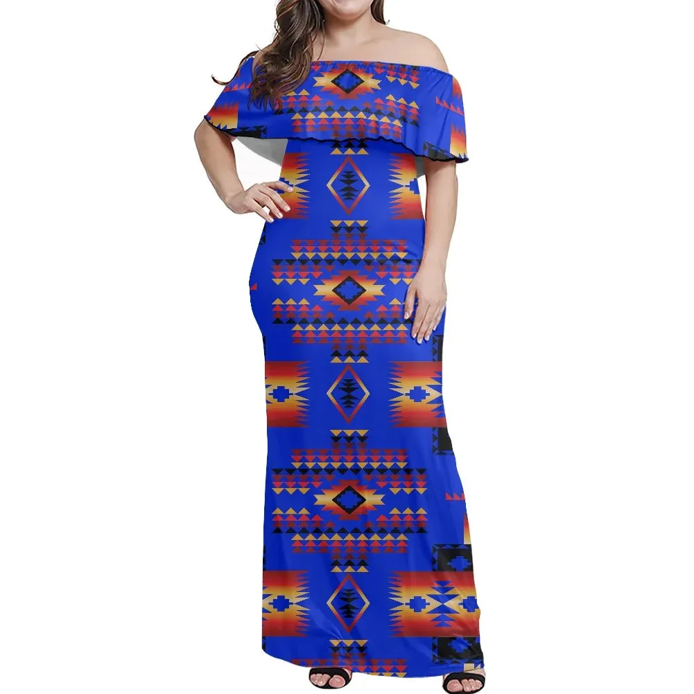 Off Shoulder Dress - Multiple Colors
