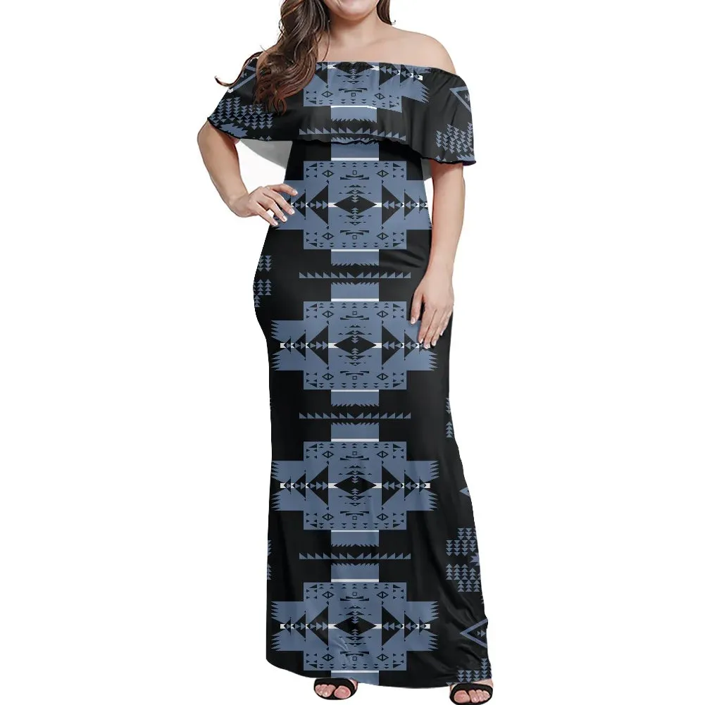 Off Shoulder Dress - Multiple Colors