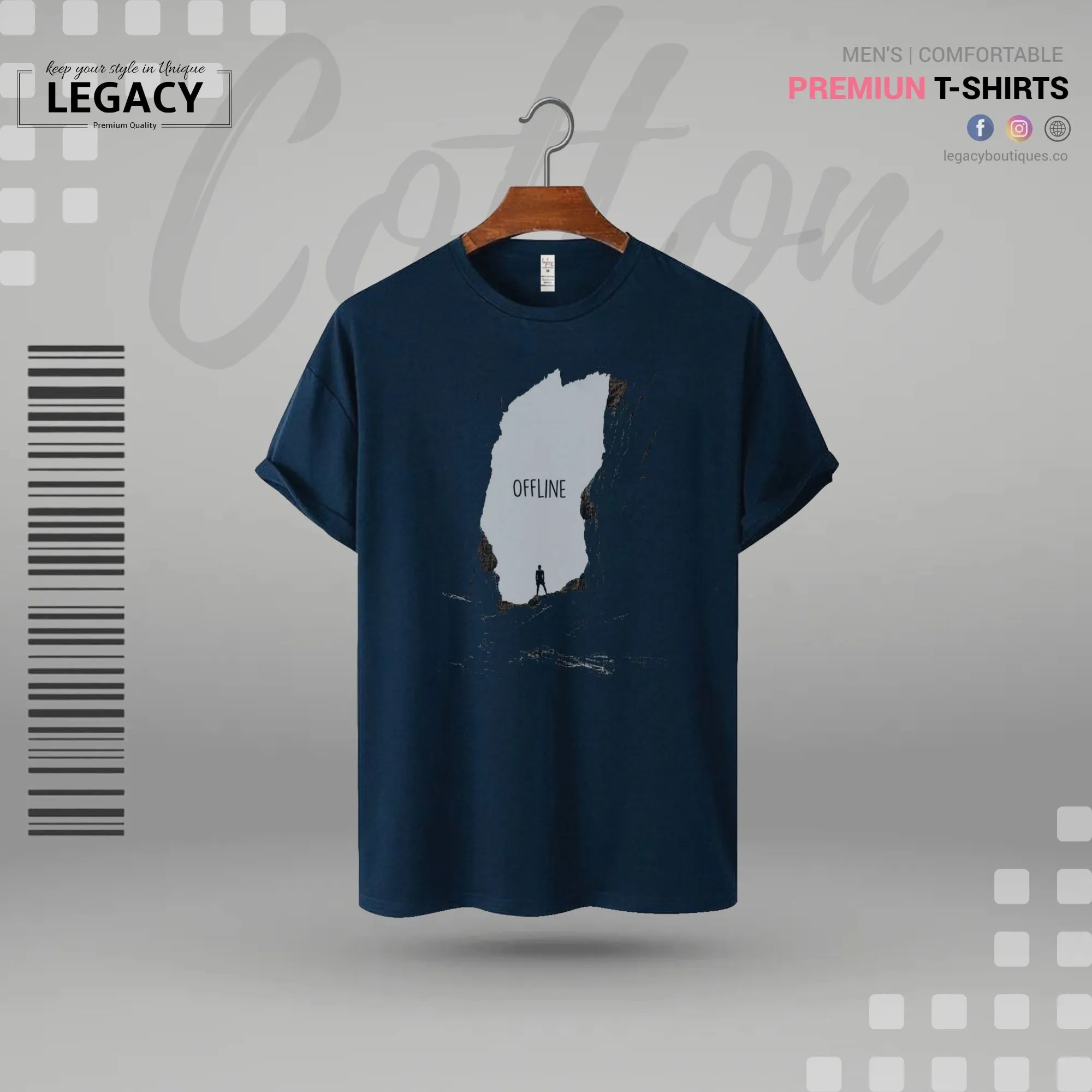 Offline Men Premium Designer Edition T Shirt