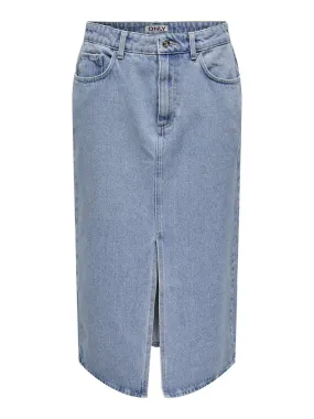 Only / Damen-Rock / ONLBIANCA MIDI SKIRT DNM  REA NOOS