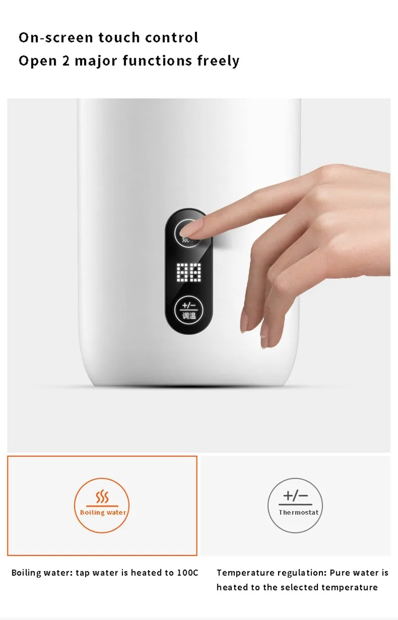 Original Xiaomi Deerma Portable Electric Kettle Thermal Cup Coffee Travel Water Boiler Temperature Control Smart Water Kettle