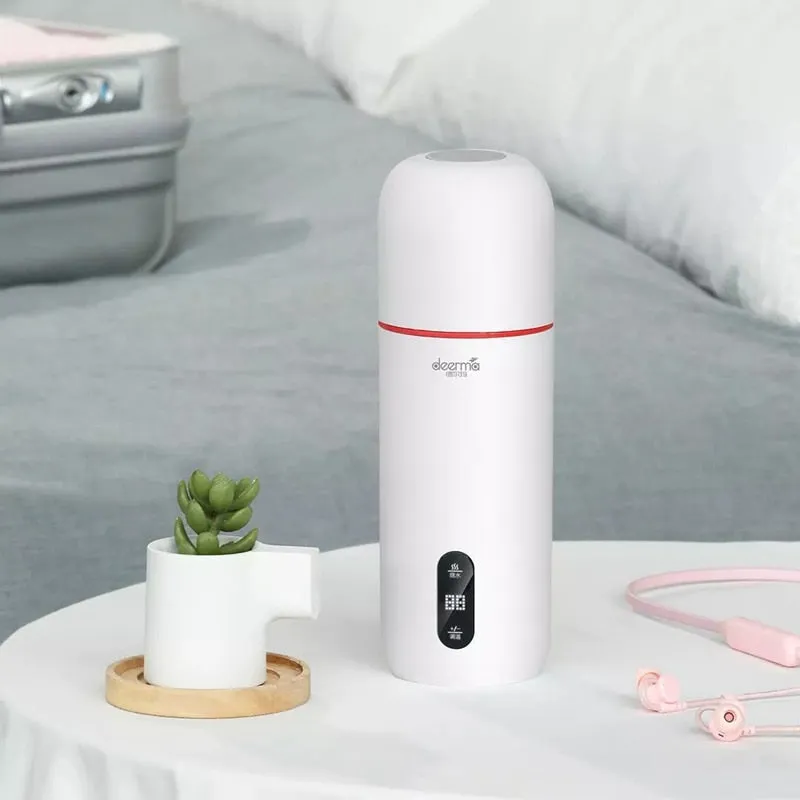 Original Xiaomi Deerma Portable Electric Kettle Thermal Cup Coffee Travel Water Boiler Temperature Control Smart Water Kettle