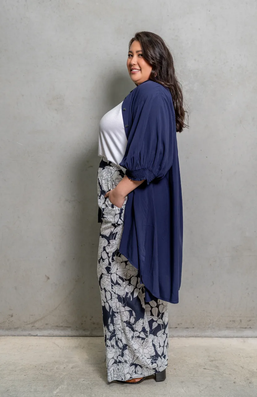 'PALAZZO' Pant - White Floral