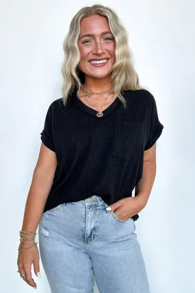 Perfect Essential V-Neck Dolman Pocket Top