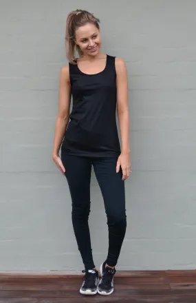 Pre Loved: Sleeveless Scoop Top - Jersey (size 6/XS)