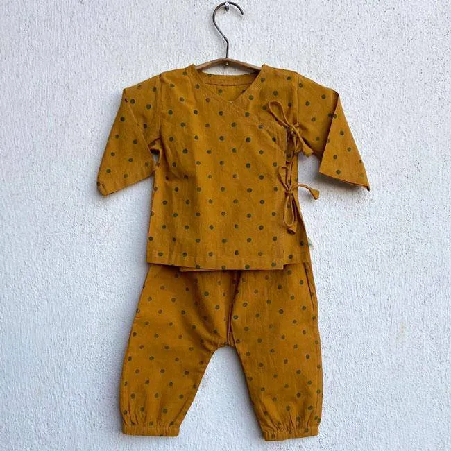 Raidana Print Angrakha Top with Pants