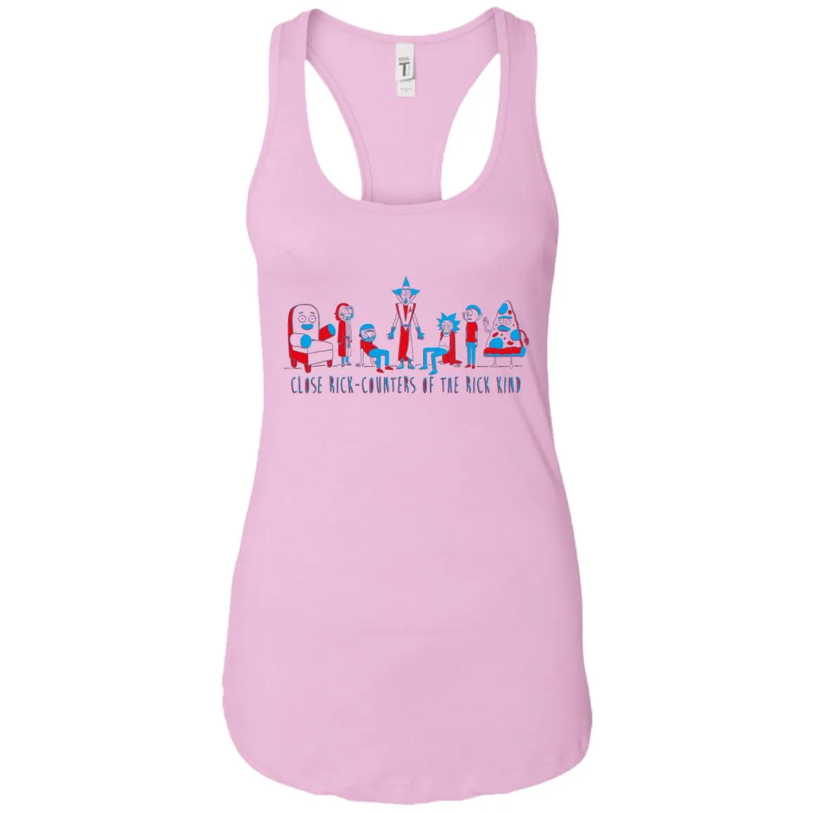 Rick And Morty Close Rick-counters Drawing Women Tank