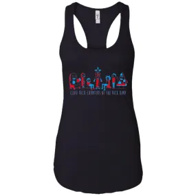 Rick And Morty Close Rick-counters Drawing Women Tank