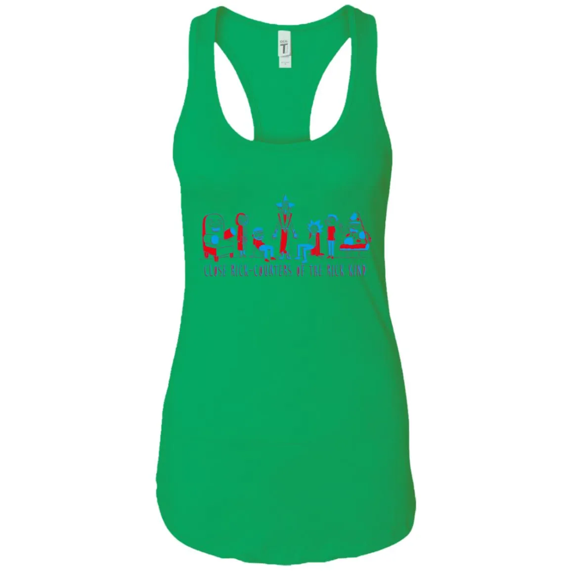 Rick And Morty Close Rick-counters Drawing Women Tank