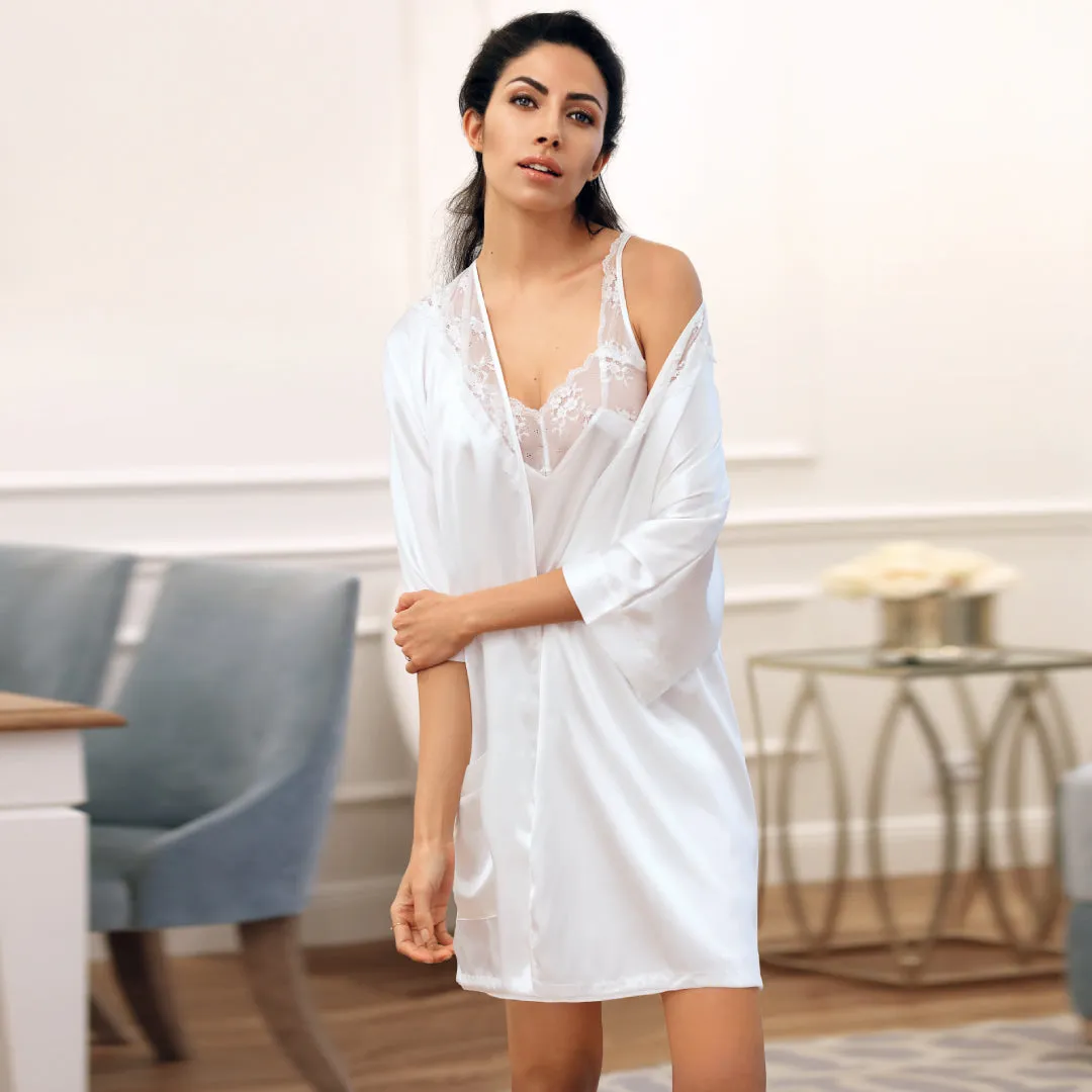 Satin Robe Idalia