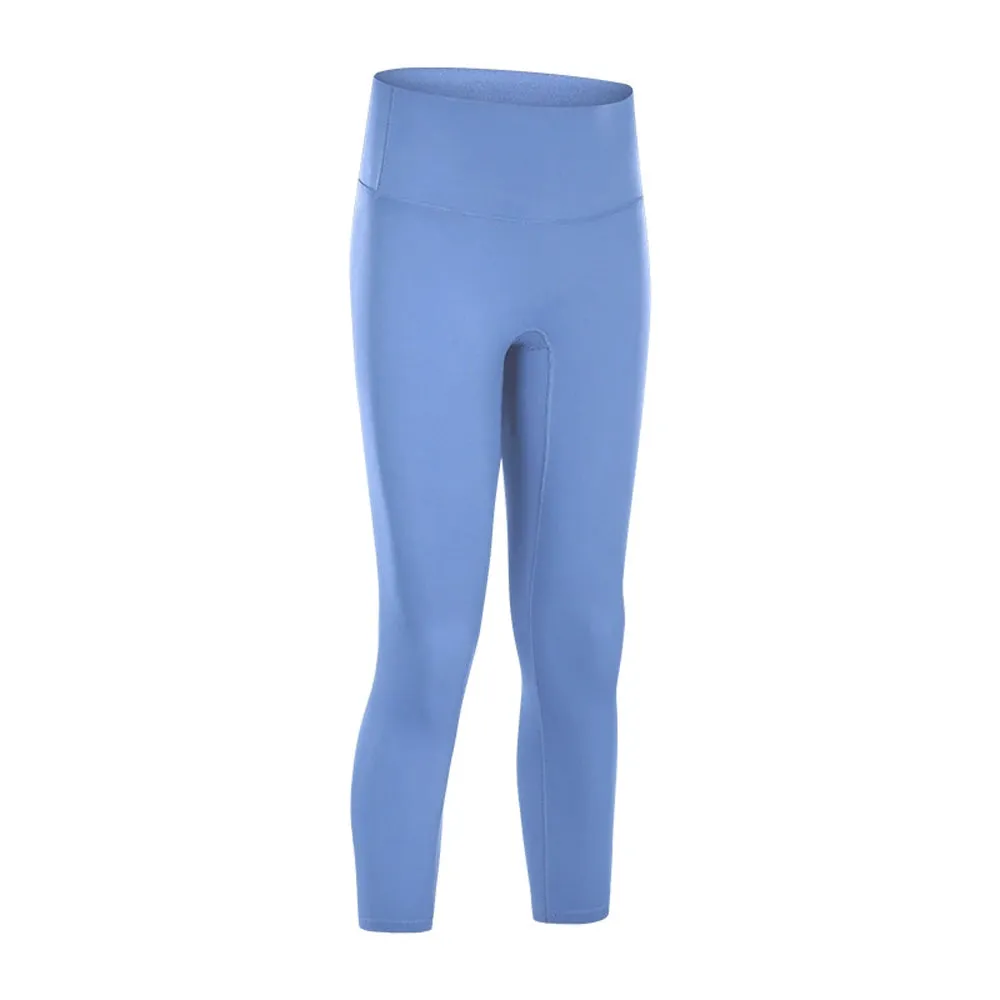 Sidiou Group Double Brushed Material Super Soft  Stretch Yoga Fitness Capri Pants