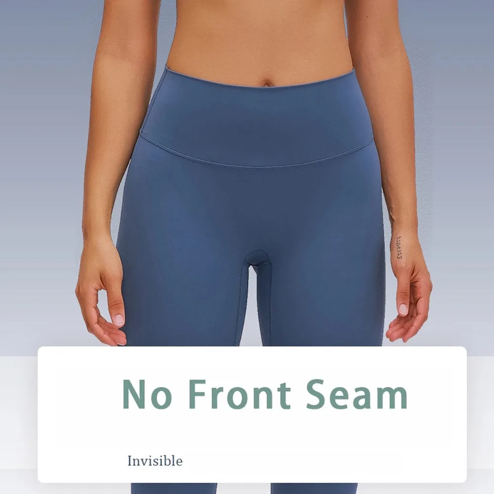 Sidiou Group Double Brushed Material Super Soft  Stretch Yoga Fitness Capri Pants