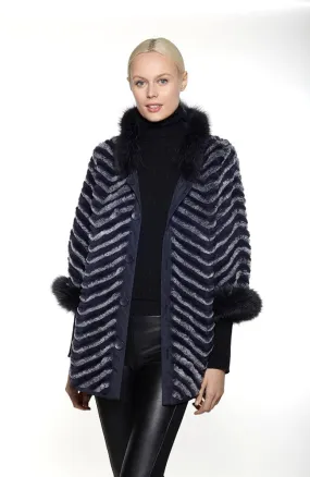 Silk Fur Reversible Coat