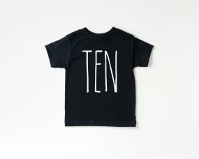 Skinny Ten Birthday Shirt - Kids Tee