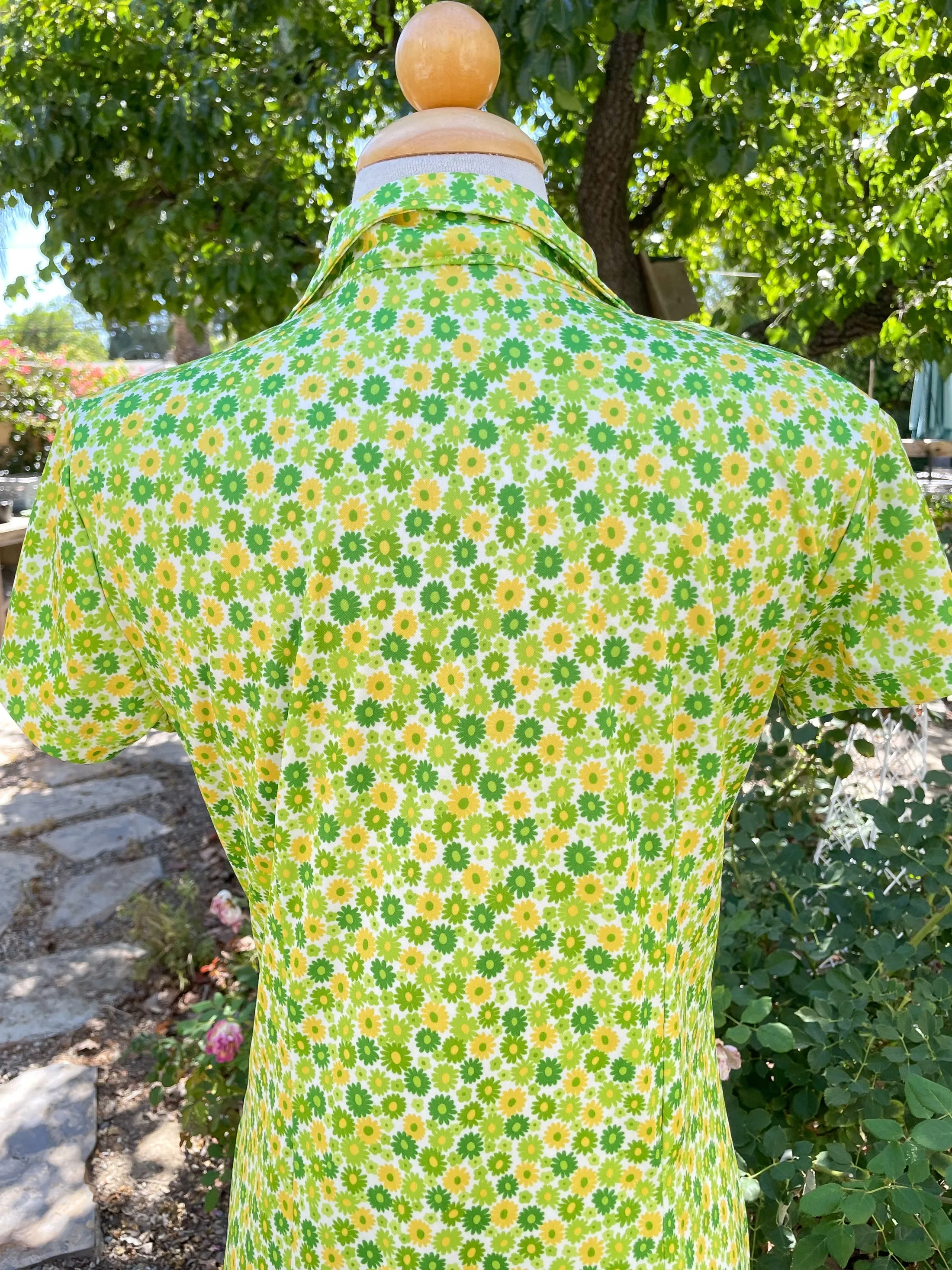 SOLD 90s/Y2K Floral Print Mini Dress, 60s Mod Style by Swing S/M
