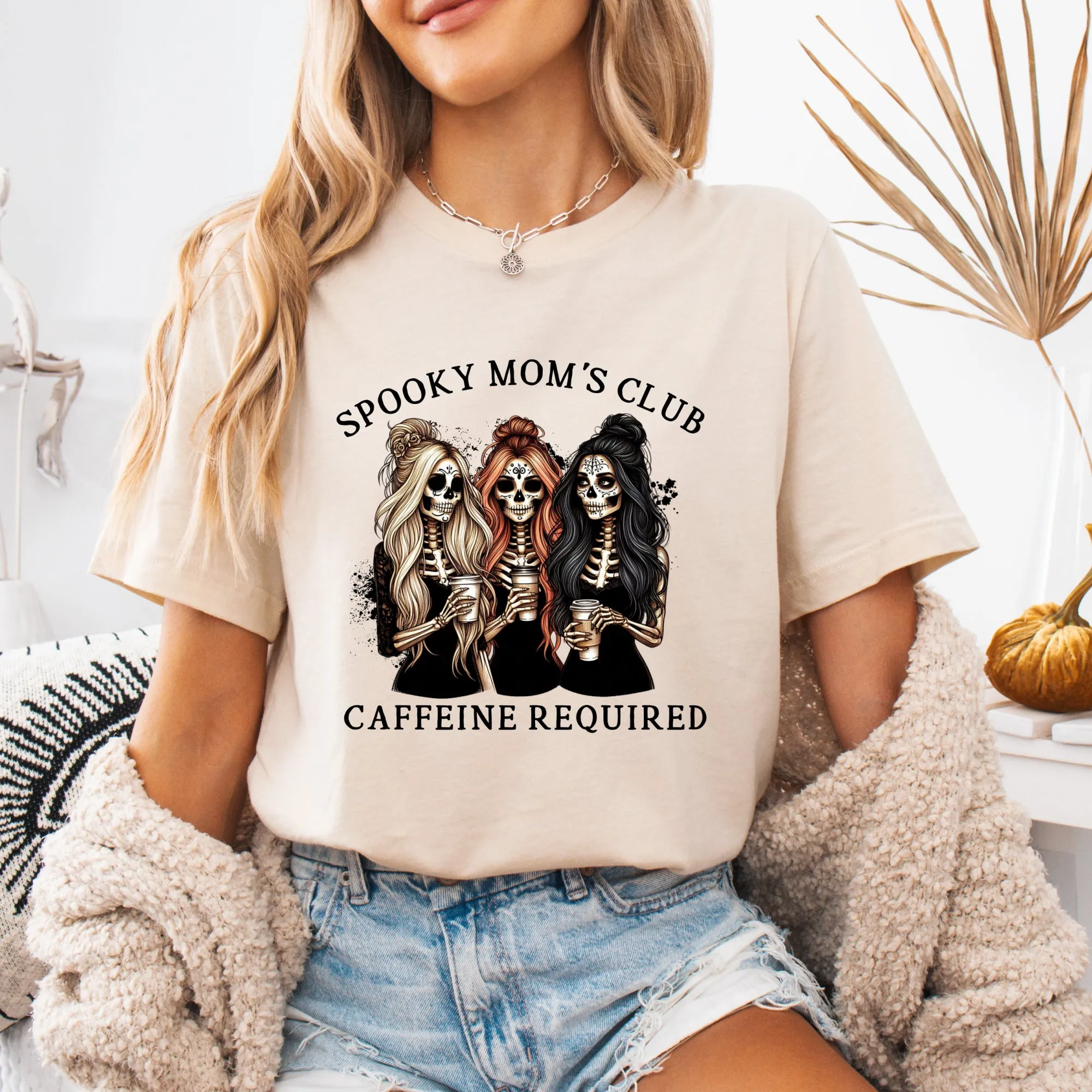 Spooky Mom's Club T-Shirt, Full Front