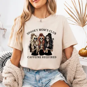 Spooky Mom's Club T-Shirt, Full Front