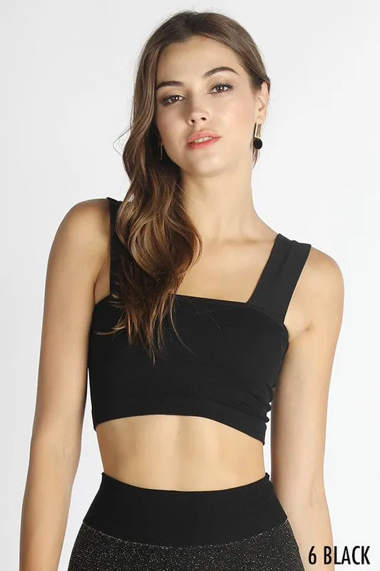SQUARE NECK CROP TOP