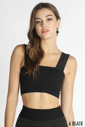 SQUARE NECK CROP TOP