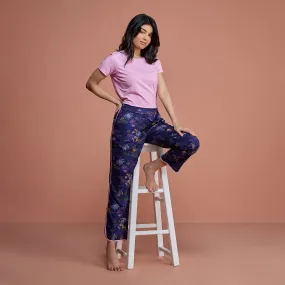 Super Comfy Cotton Stretch Classic Solid T-Shirt-NYLE216-Pastel Lavender