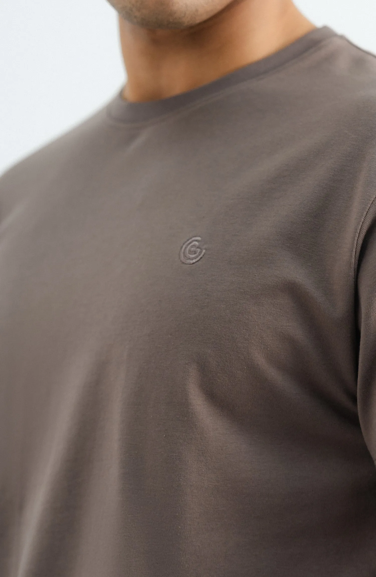 Tee Shorts - Brown