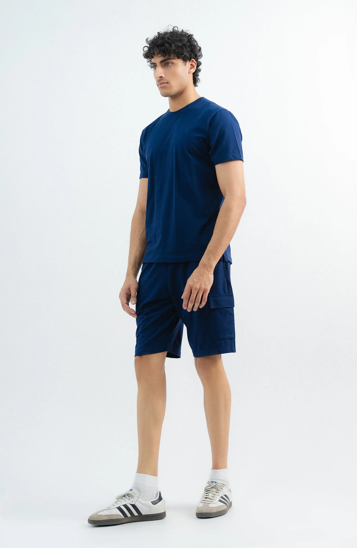 Tee Shorts - Navy