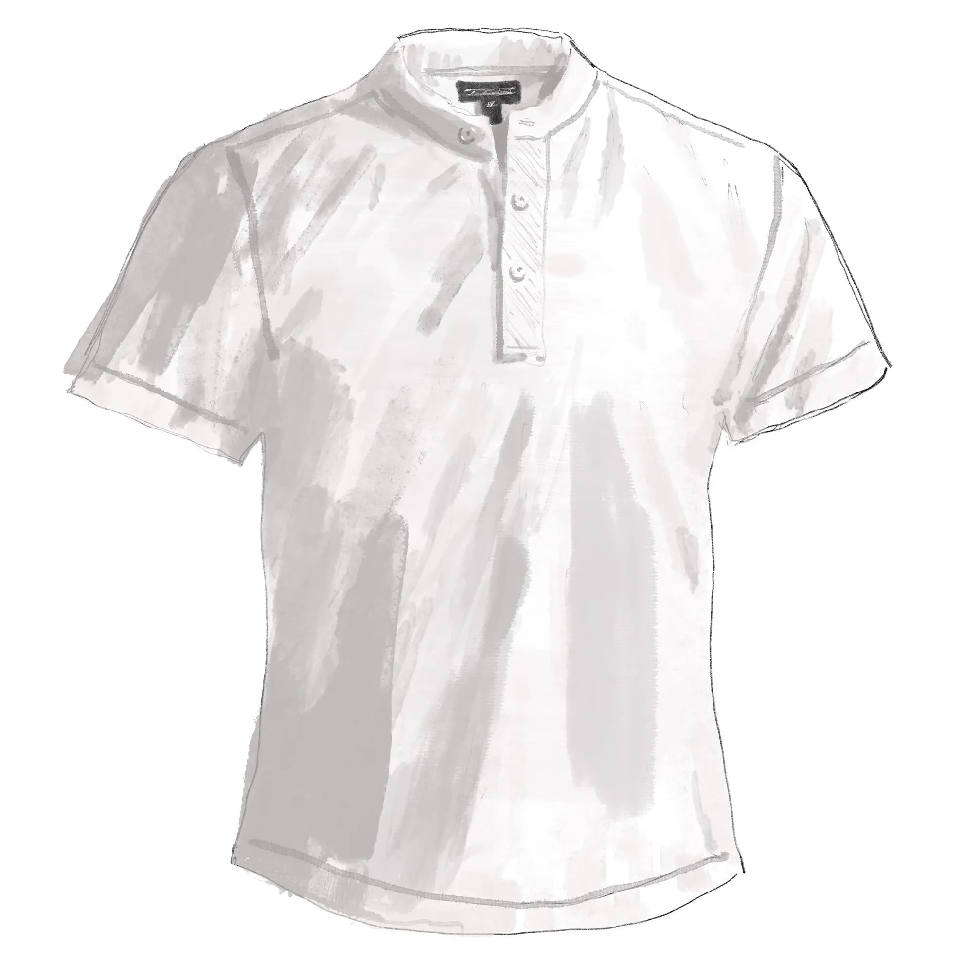 Three-Button Henley T-Shirt