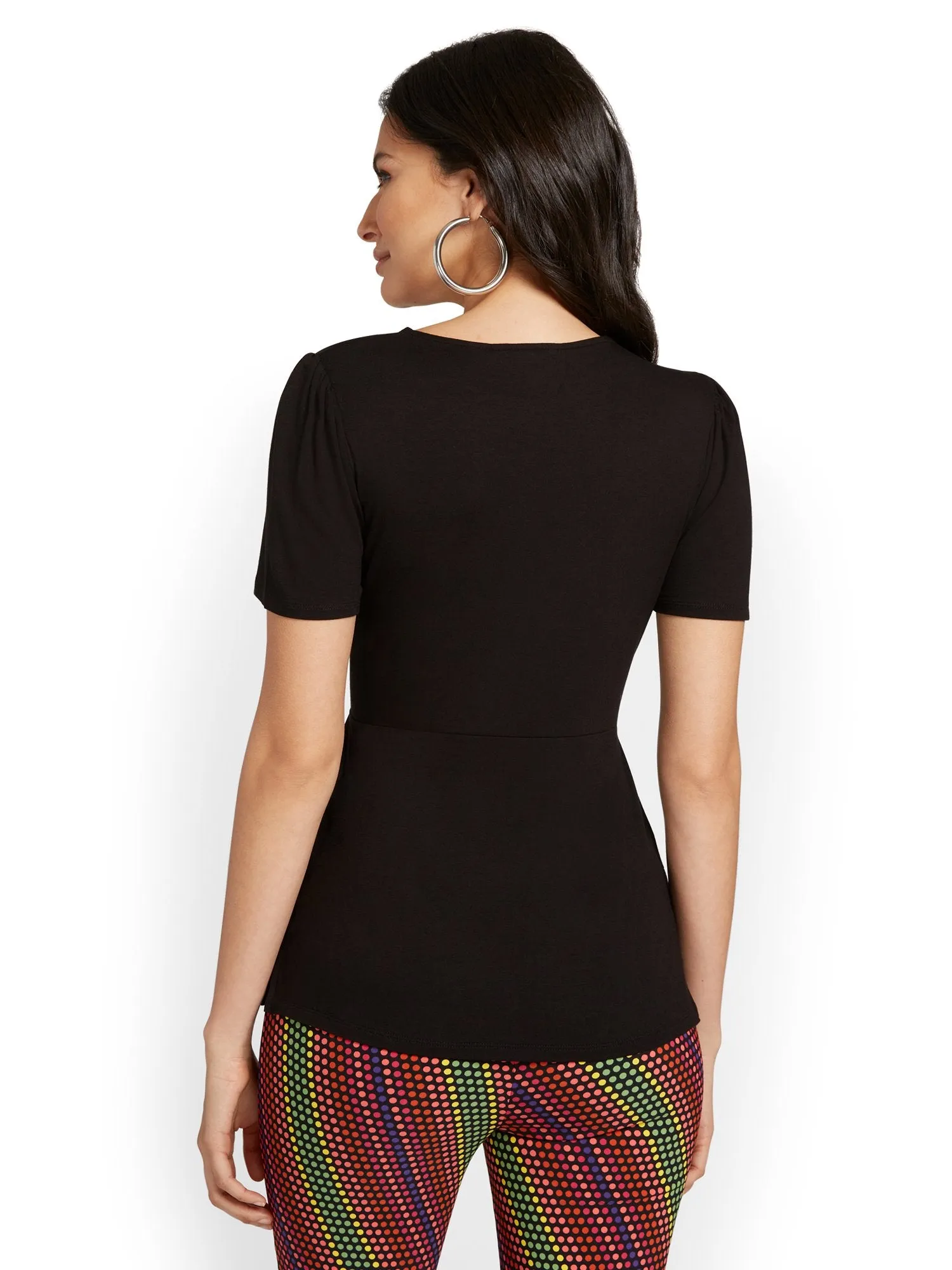 Tie-Waist Knit Top