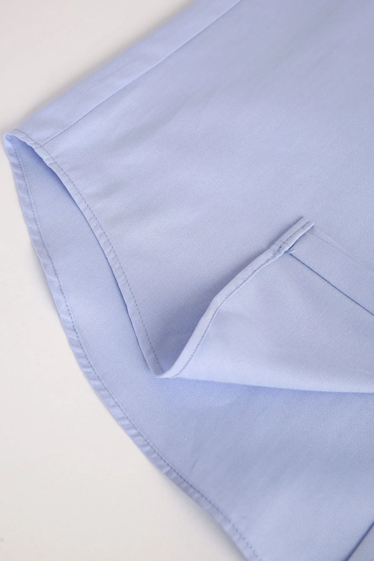 TLD Women Allday Blue Hidden Snap Tunic Shirt - Düsseldorf